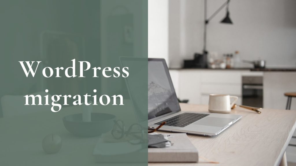 WordPress migration header
